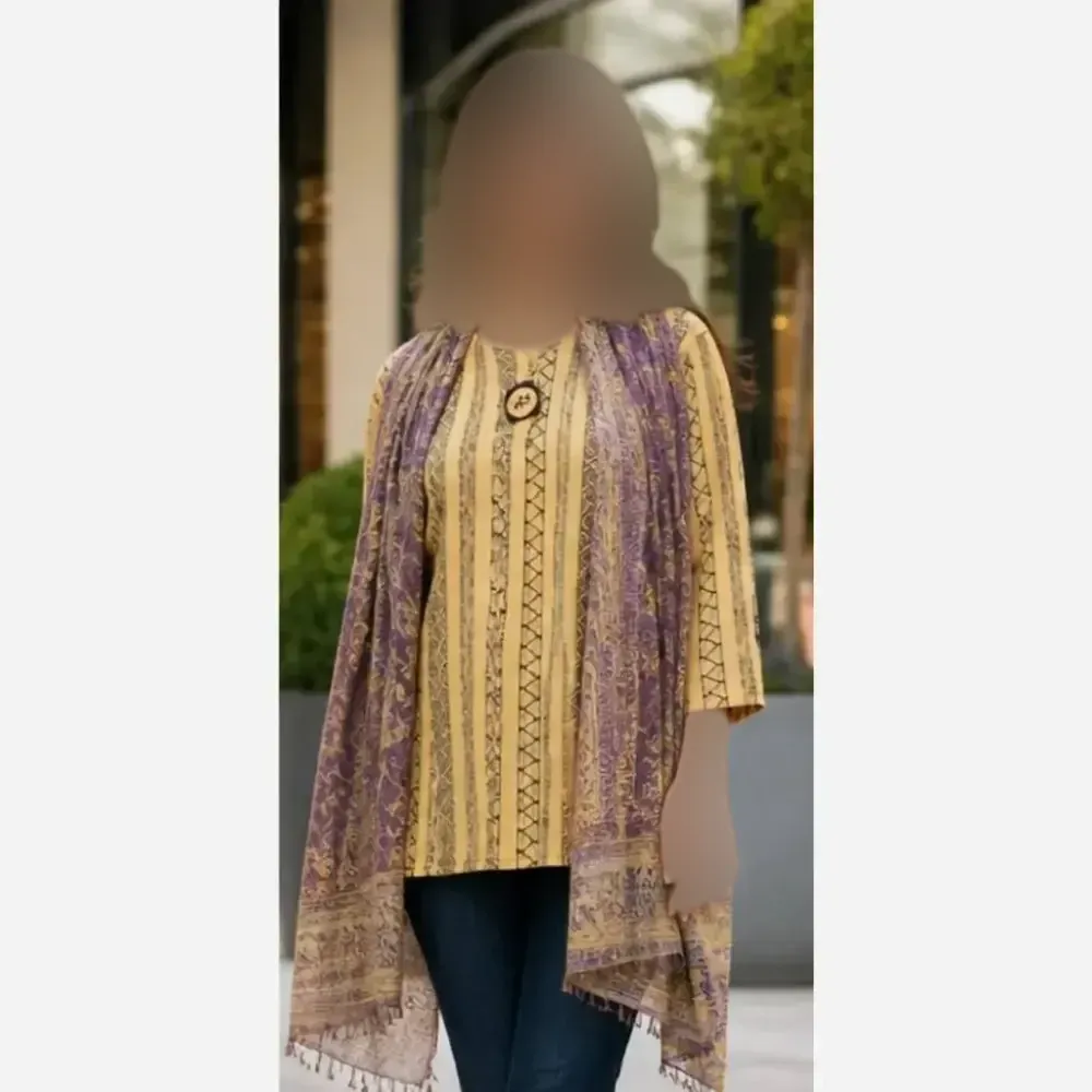 تونیک سنتی قواره دار تسلا وارداتی فری سایز