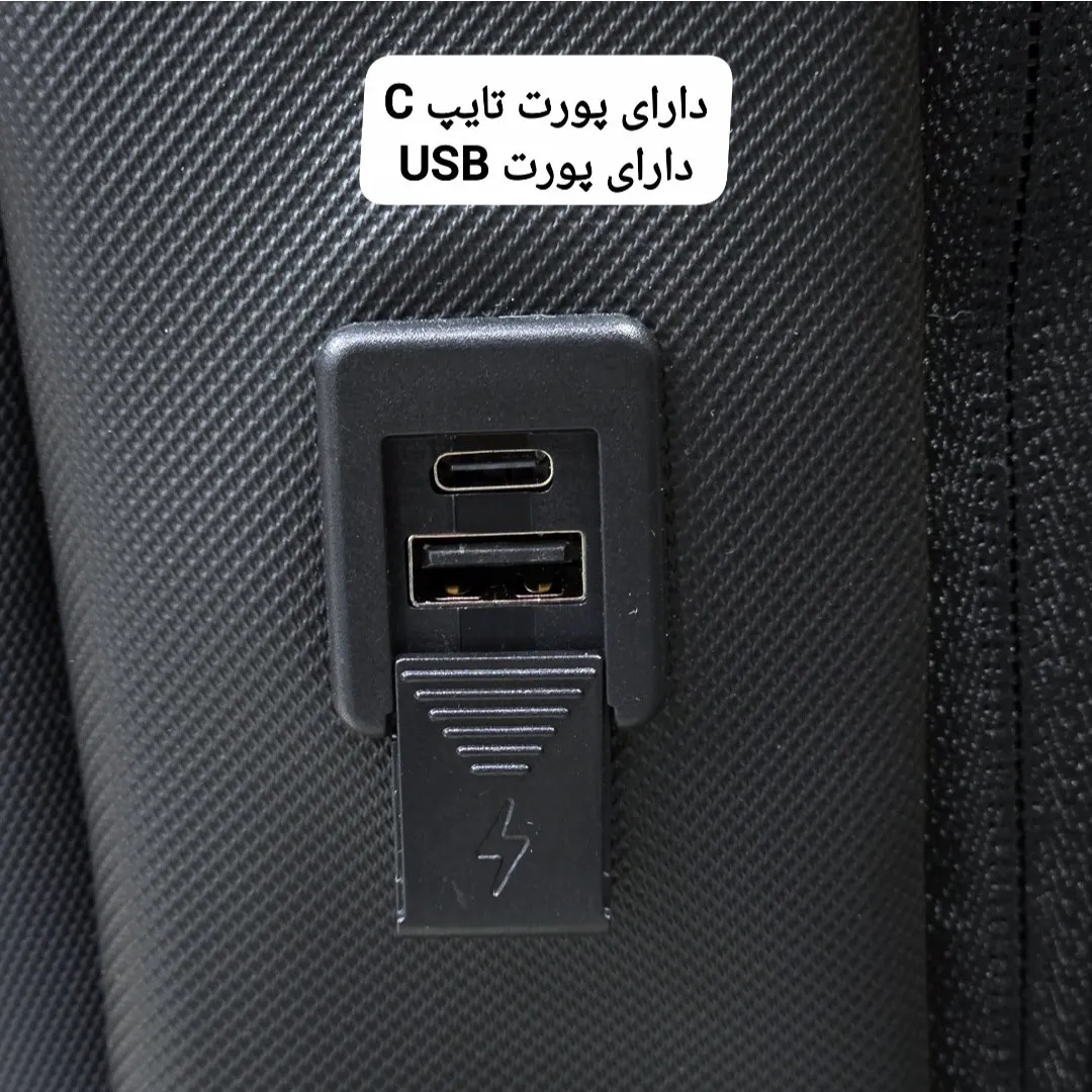 کوله پشتی لپتاپ دانشجویی و اداری قفل دار مناسب لپتاپ 17.5 اینچ