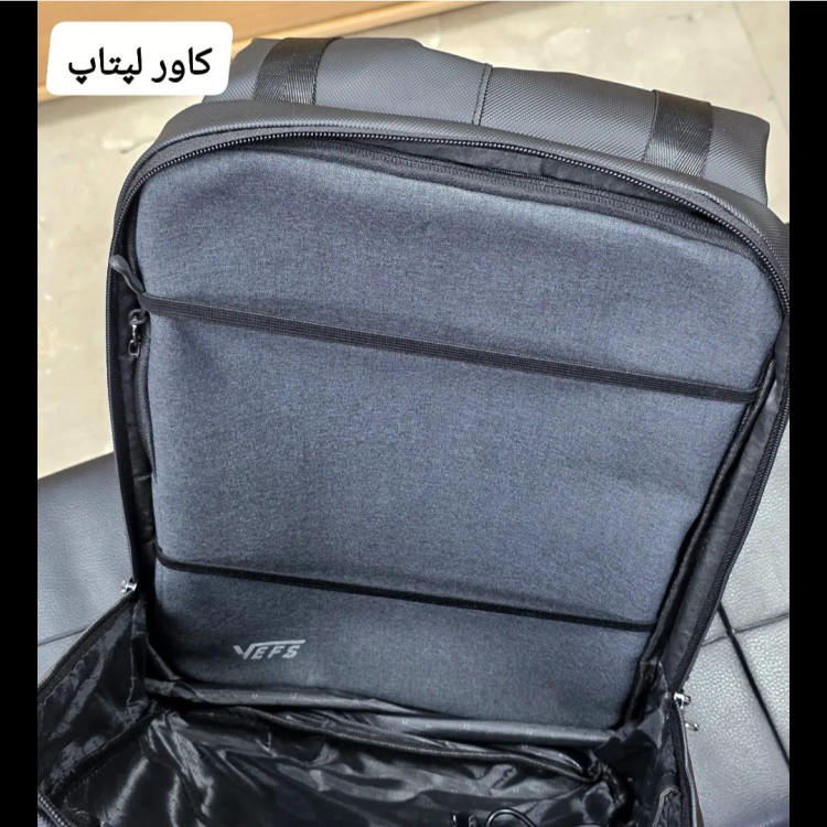 کوله پشتی لپتاپ دانشجویی و اداری قفل دار مناسب لپتاپ 17.5 اینچ