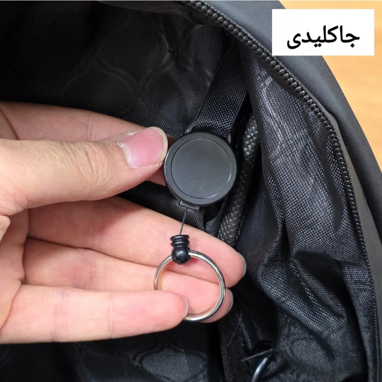 کوله پشتی لپتاپ دانشجویی و اداری قفل دار مناسب لپتاپ تا 17.5 اینچ مردانه و زنانه