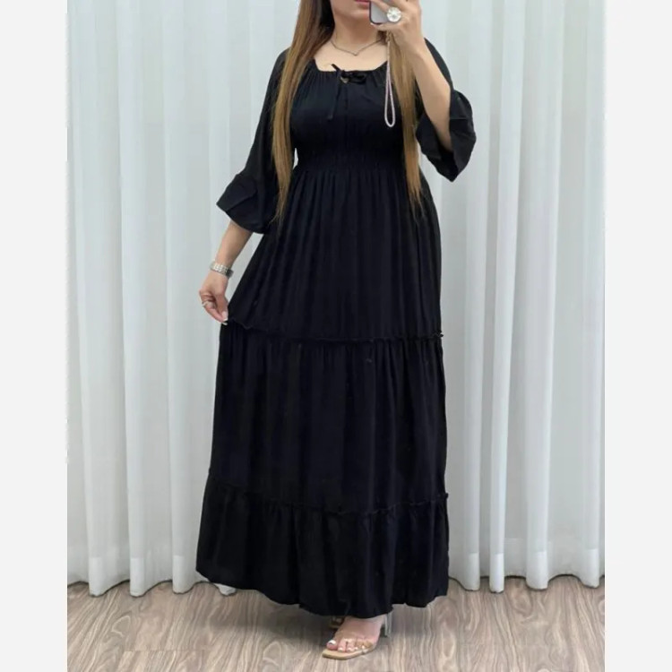 ساحلی عروسکی ململ فری سایز مناسب 40 تا 48 نخ ململ