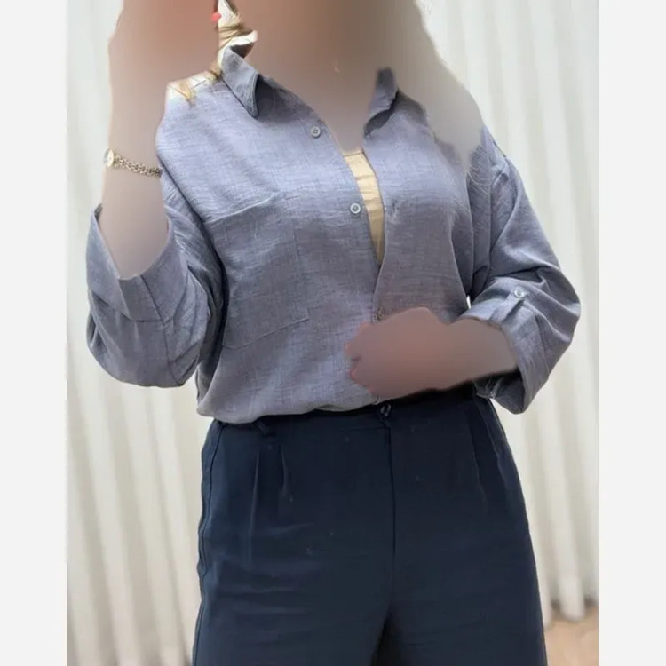 شومیز شانتون صوفیا فری سایز دورسینه 130 سانت