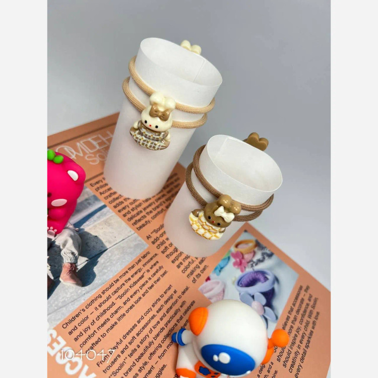 پک دو عددی کش مو و گیره تق تقی طرح تدی