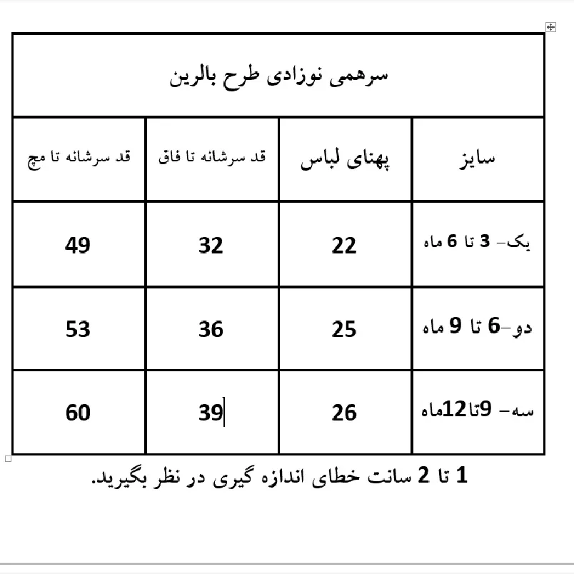 سرهمی نوزاد بالرین جنس 100٪ نخ پنبه ضد حساسیت