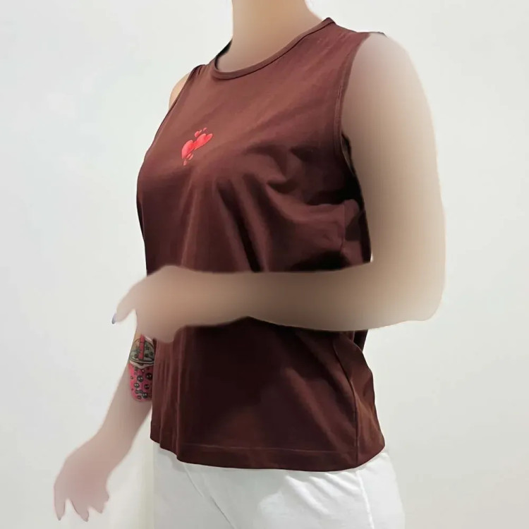 تاپ زنانه نخ پنبه چاپدار