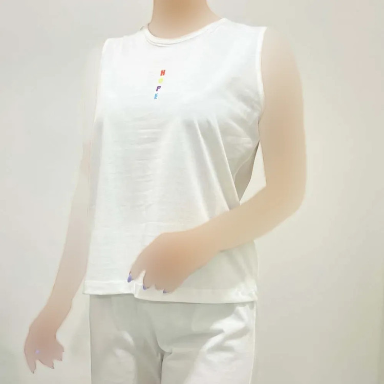 تاپ زنانه نخ پنبه چاپدار