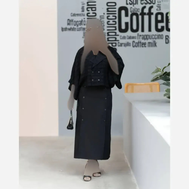 ست کراپ و دامن کوکدوزی روشناناز سایز بزرگ 38 تا 54