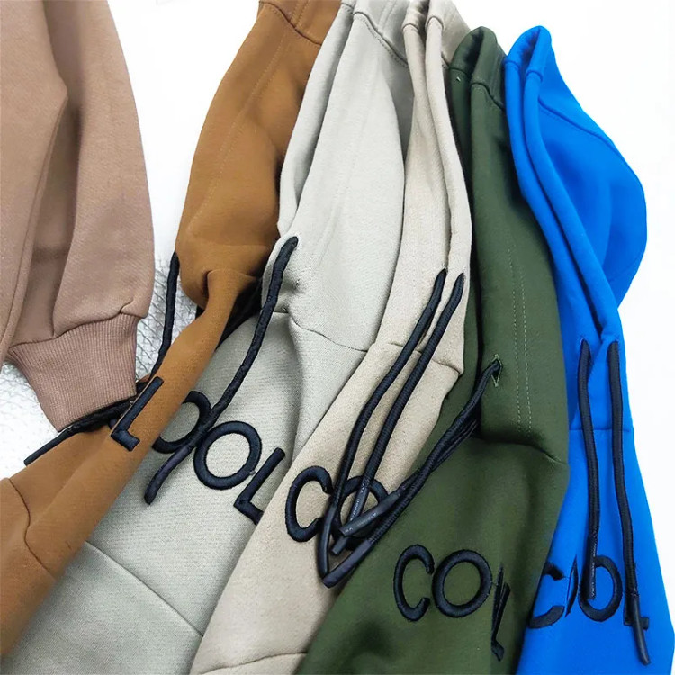 هودی دورس پسرانه کلاهدار طرح COOL با چاپ گلدوزی ضخیم
