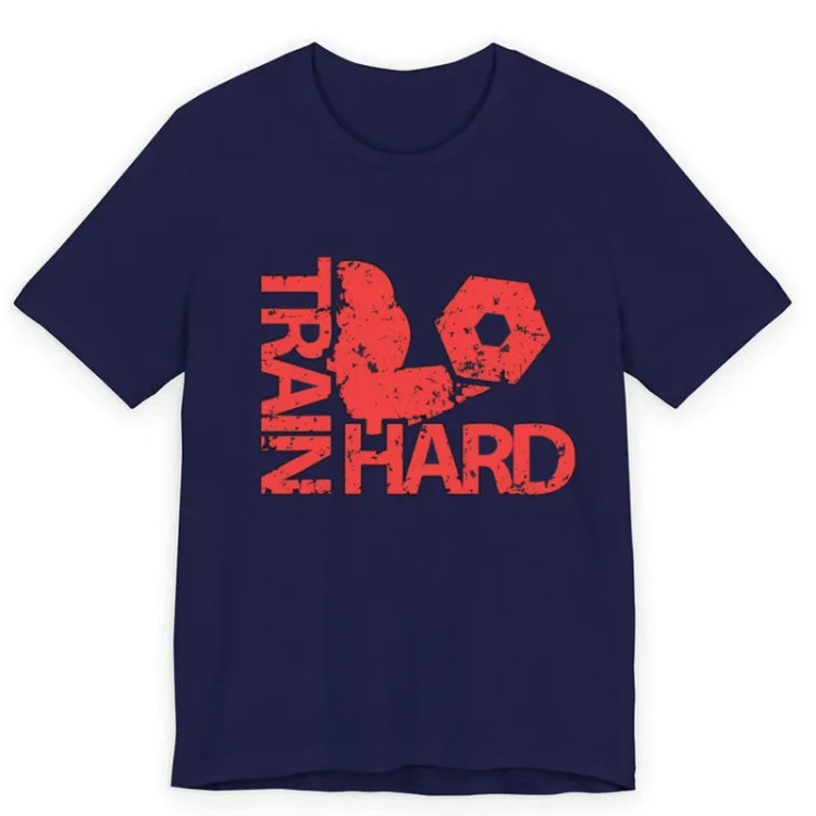 تیشرت آستین کوتاه یقه گرد مردانه مدل کلمه انگلیسی کد 696