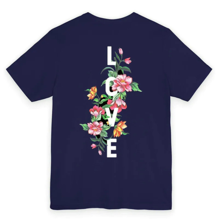 تیشرت آستین کوتاه مردانه یقه گرد نخی مدل کلمه انگلیسی کد 114