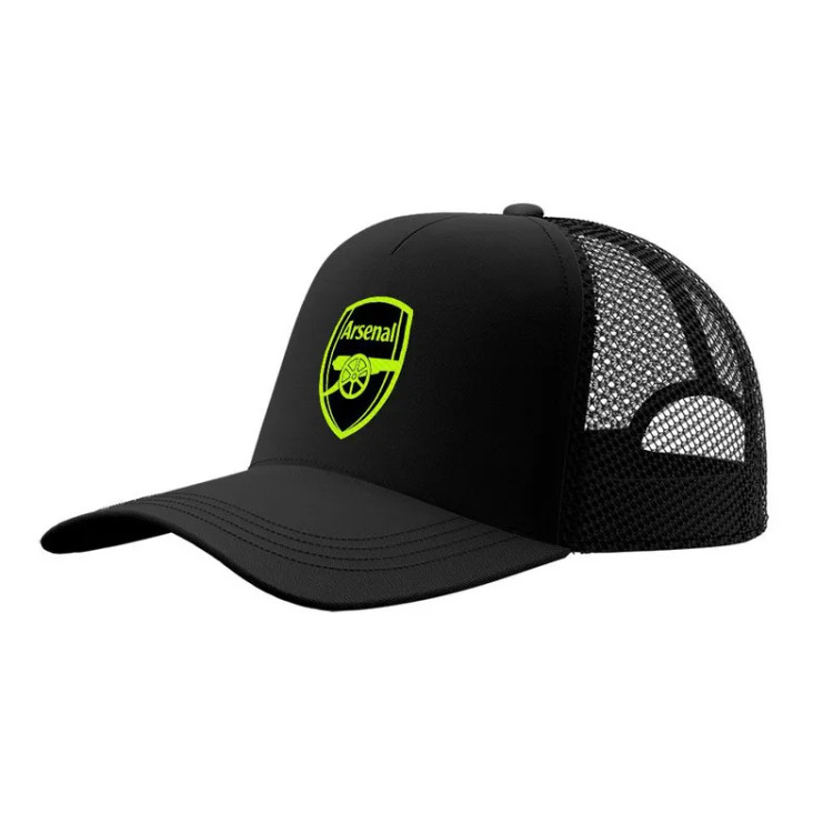 کلاه کپ پاد آفرین مدل فوتبالی آرسنال کد 212 مناسب اسپرت روزمره زنانه و مردانه جنس کتان